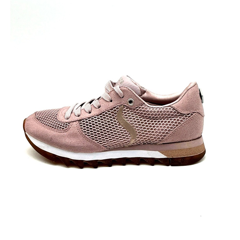 Skechers Venus Trapped Pink Women's Sneakers Size 6 Mesh Suede SN 73739